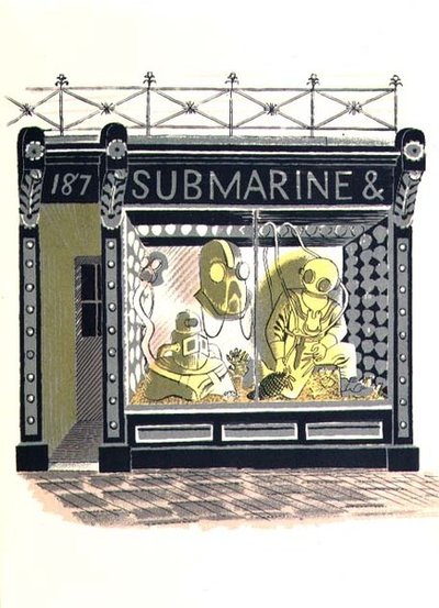 The Marine Suppliers, from High Street, by J.M. Richards, 1938 by Eric Ravilious