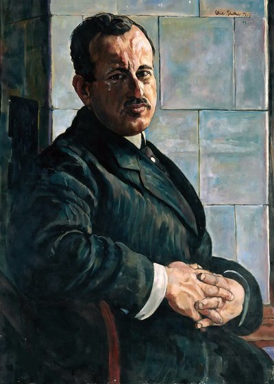 Portrait of Georg Hermann by Erich Büttner