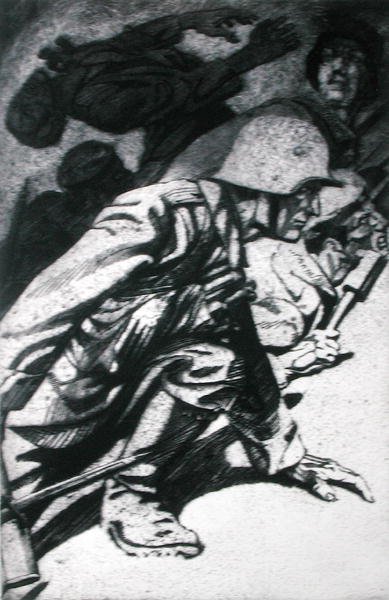 The Storm, illustration from a folio of prints published in Leipzig by Erich Erler