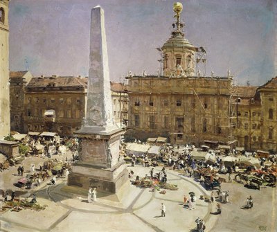 Piazza Santa Maria Maggiore, Rome by Erich Kips