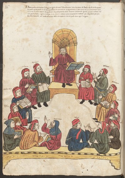 Avicenna and Physicians in Discussion by Erich Lessing