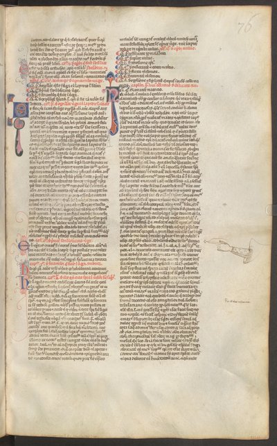 Full Page: Text with Initial by Erich Lessing