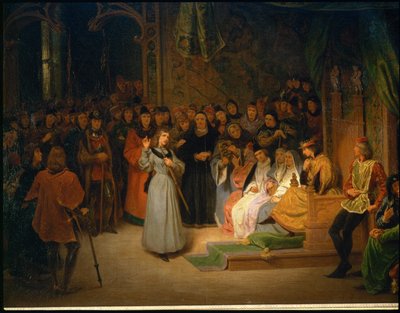 Joan of Arc, in the Presence of Charles VII, Responds to the Prelates Who Question Her by Erich Lessing