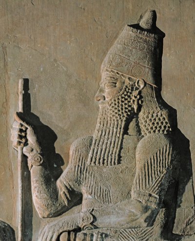 King Sargon II of Assur by Erich Lessing