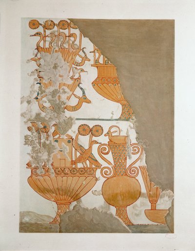 Offerings in Decorative Gold Vases by Erich Lessing