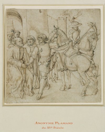 The Departure of the Prodigal Son, or Saint George Mounting His Horse by Erich Lessing