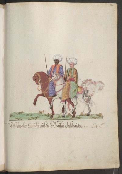 The Serail of the Sultana: Eunuchs on Horseback by Erich Lessing