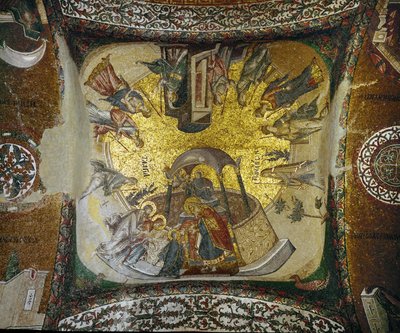 The young Virgin is led into the Temple by her parents by Erich Lessing