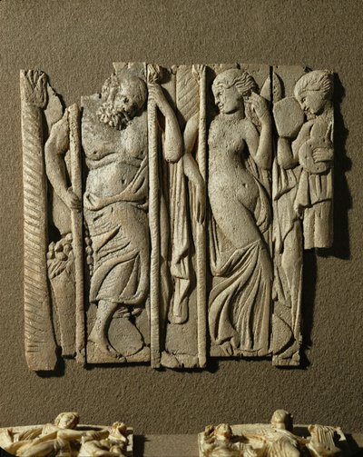 Thiasos, a Bacchanalian procession with Silenus and dancing Maenads by Erich Lessing