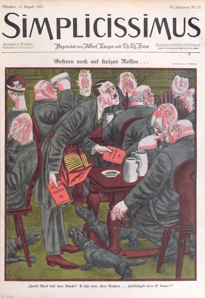 Adolf Hitler selling copies of 