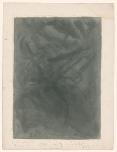 Abstract Composition by Erich Wichmann (signed by artist)