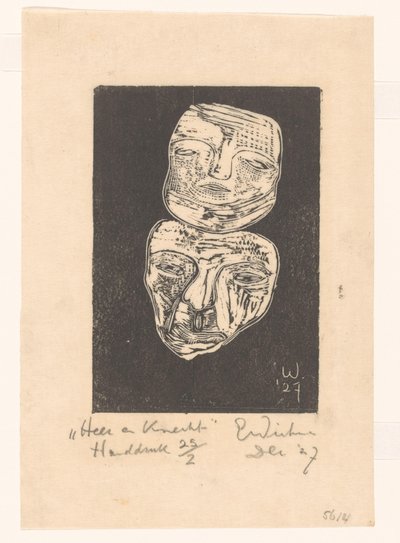 Master and servant by Erich Wichmann (signed by artist)