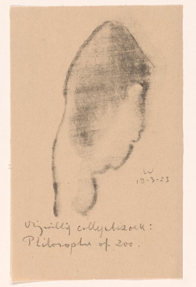 Abstracted Head (Idealists II and Further Annotations) by Erich Wichmann