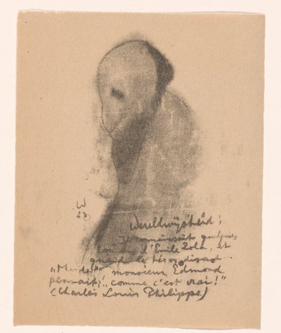 Abstract Figure with Beard by Erich Wichmann