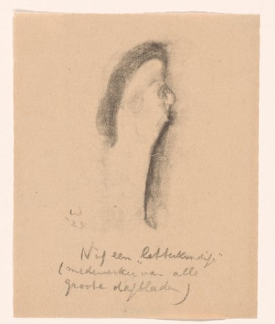 Caricature of a Literary Figure (Idealists II and Further Annotations) by Erich Wichmann