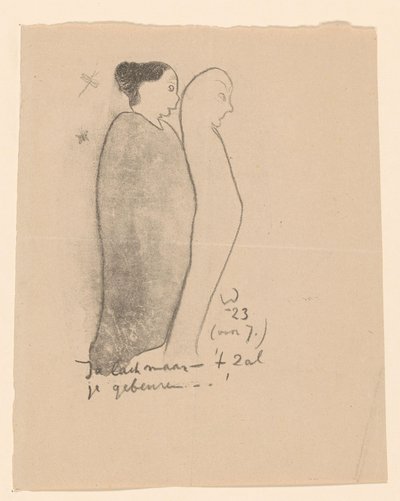 Two Standing Figures by Erich Wichmann