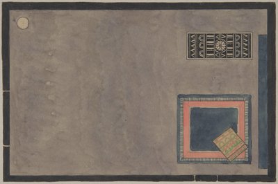 View of Interior for Paris Exhibition 1925, with Rugs, 1824 by Erik Gunnar Asplund