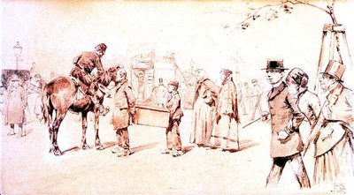 Copenhagen Street Scene by Erik Henningsen