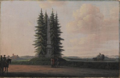 The Obelisk Erected in Honour of the Statesman J.H.E. Bernstorff in Gentofte, North of Copenhagen by Erik Pauelsen