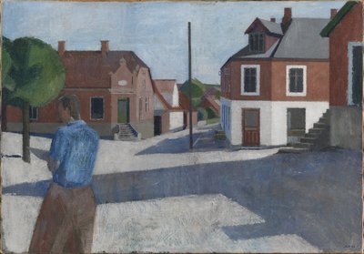 Street with Figure by Erik Raadal
