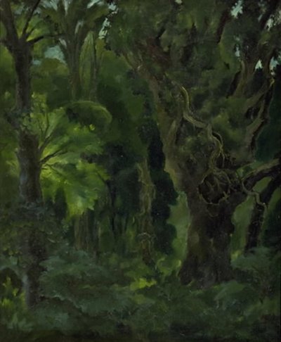 Wooded Landscape. 
