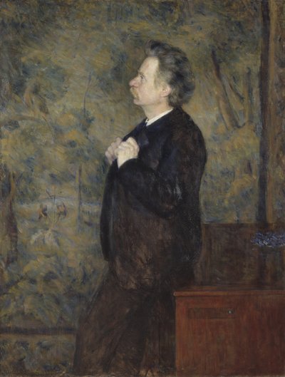 Portrait of Edvard Grieg by Erik Theodor Werenskiold