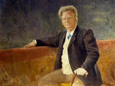 Portrait of Bjorn Bjornson (1859-1942), actor and theatre director by Erik Theodor Werenskiold