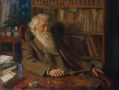 Professor Johan Ernst Welhaven Sars by Erik Theodor Werenskiold