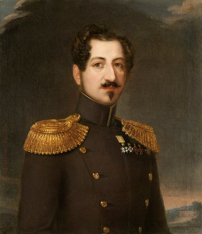 Portrait of Oscar I, King of Sweden and Norway, 1844 by Erik Wahlbergson