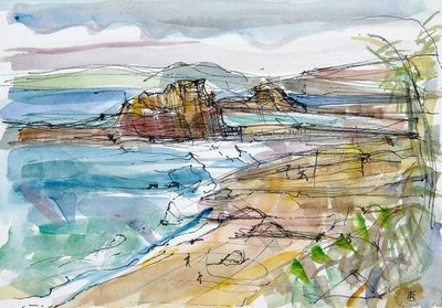 Le Renard near Guimaec, Brittany by Erin Townsend