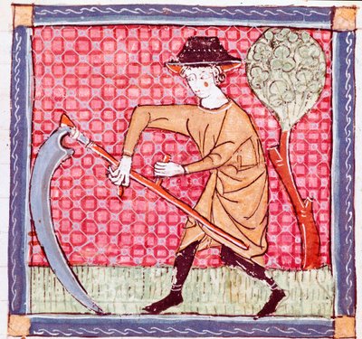 June: A Peasant Holding a Sickle from 