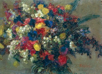Alpine flowers by Erminia Bruni Menin