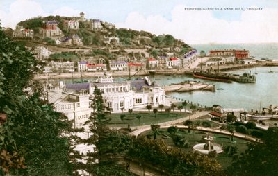 Princess Gardens and Vane Hill, Torquay, Devon by Ern Bishop