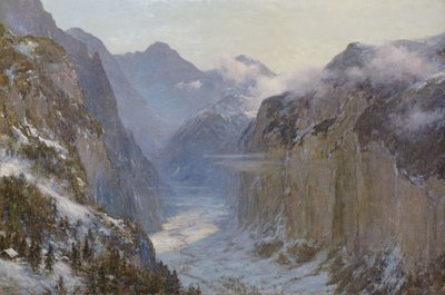 In His Hands are the Deep Places of the Earth (95th Psalm) by Ernest Albert Waterlow