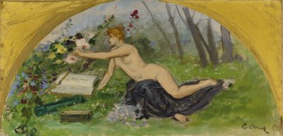 Sketch for the Salon des Sciences at Paris City Hall: Botany, between 1889 and 1892 by Ernest Ange Duez