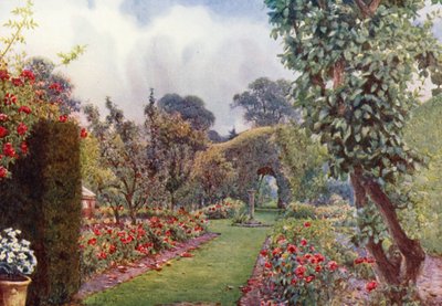 Sundial at Levens Hall, Westmoreland by Ernest Arthur Rowe