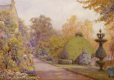 The Yew Walk, Barncluith, Strathclyde by Ernest Arthur Rowe