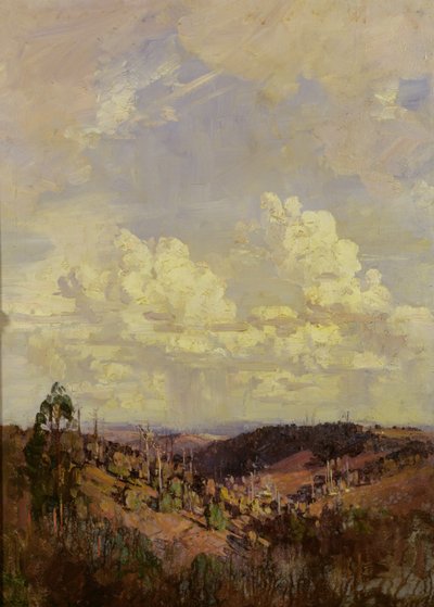 And Let the Clouds of Even and of Morn (Tennyson) by Arthur Streeton