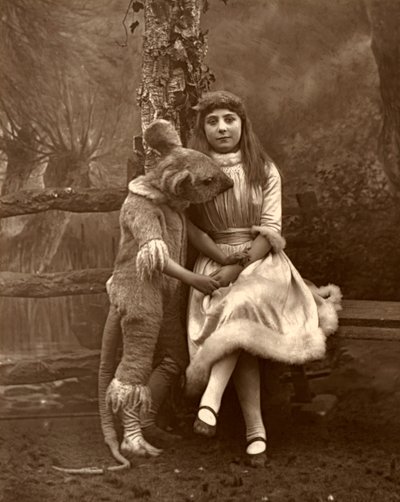 Alice and the dormouse by Ernest Barraud