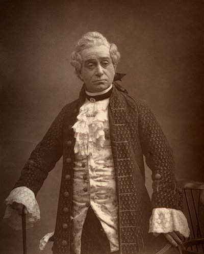 David James, British Actor, in David Garrick by Ernest Barraud