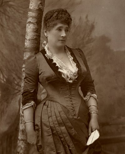 Mrs John Wood, British actress and theatre manager by Ernest Barraud