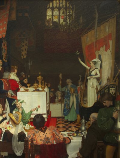 Edward IV being Entertained by William Canynges at his house in Redcliff Street by Ernest Board