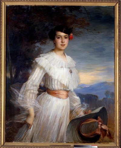 Portrait of Madeleine Reclus by Ernest Bordes