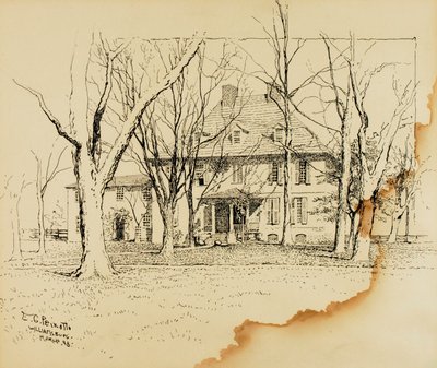 Home of the President of William and Mary College by Ernest C. Peixotto