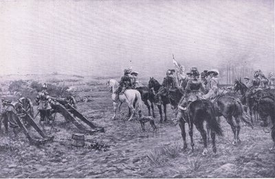 Prince Rupert at the Battle of Marston, 2nd July 1644 by Ernest Crofts