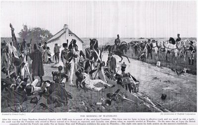 The Morning of Waterloo, illustration from 