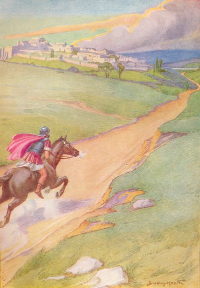 A Messenger Was Seen Spurring His Horse Toward the City by Ernest Dudley Heath