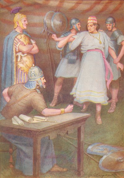 Jugurtha Came to the Tent of His Father-in-Law Unarmed by Ernest Dudley Heath