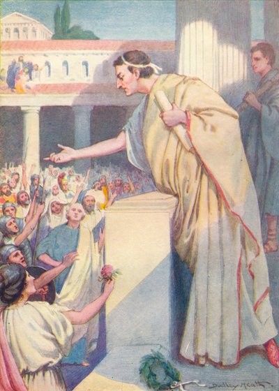 The Following Morning Cicero Made Another Speech Against Catiline by Ernest Dudley Heath