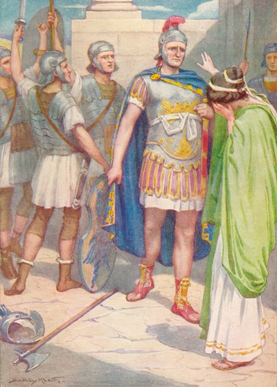 The Grief of the Sister of Horatius, c. 1912 by Ernest Dudley Heath